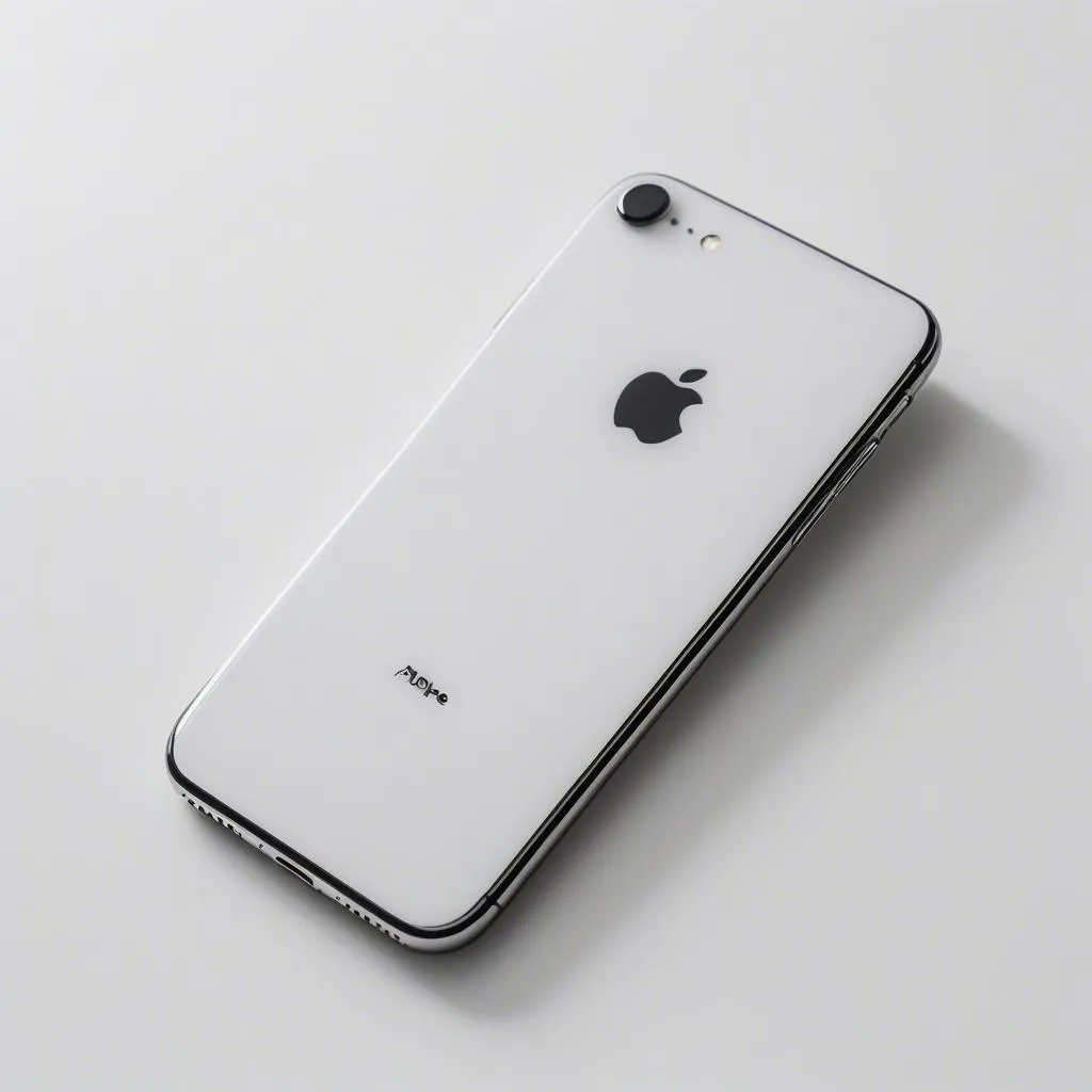 iPhone 8 trắng mặt sau