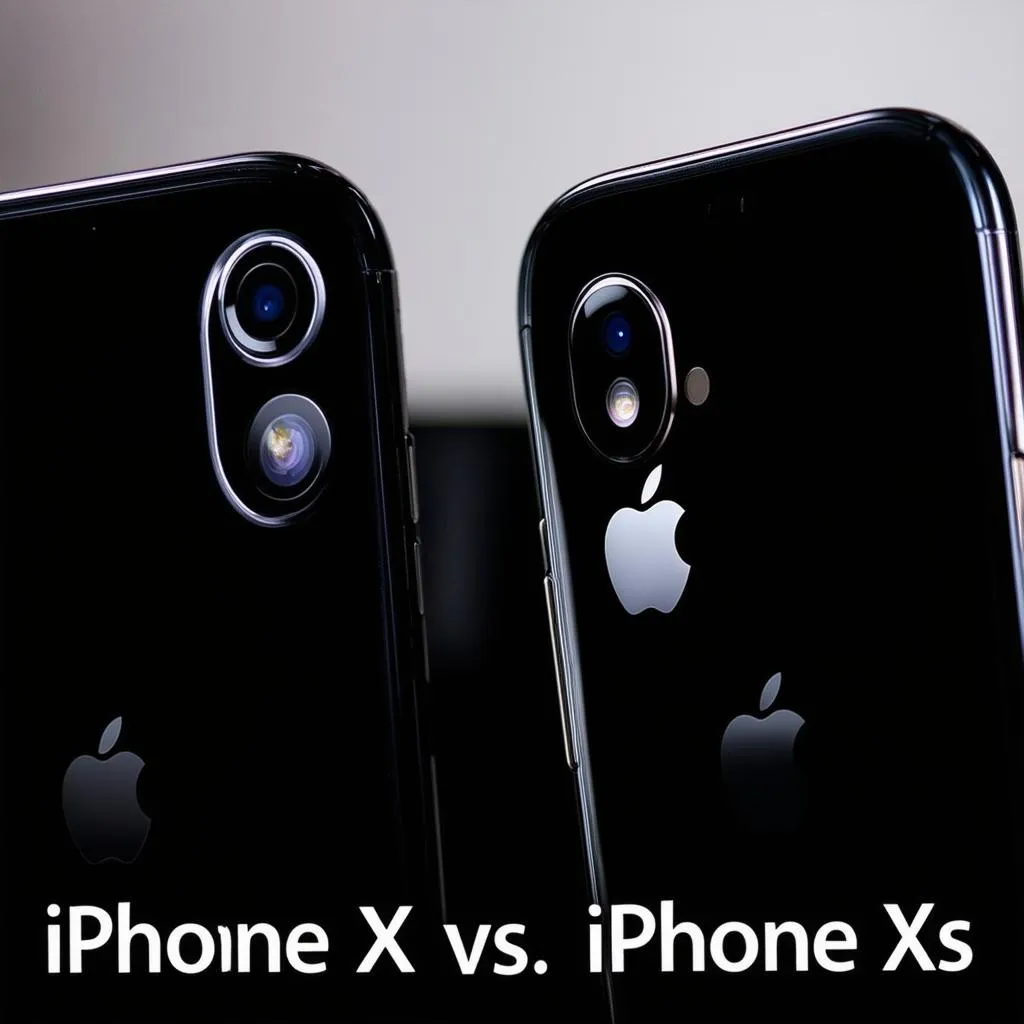 camera iphone x và xs