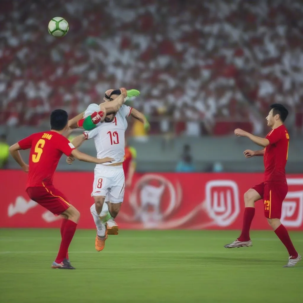 Ảnh trận đấu Iran vs China tại vòng loại World Cup 2022