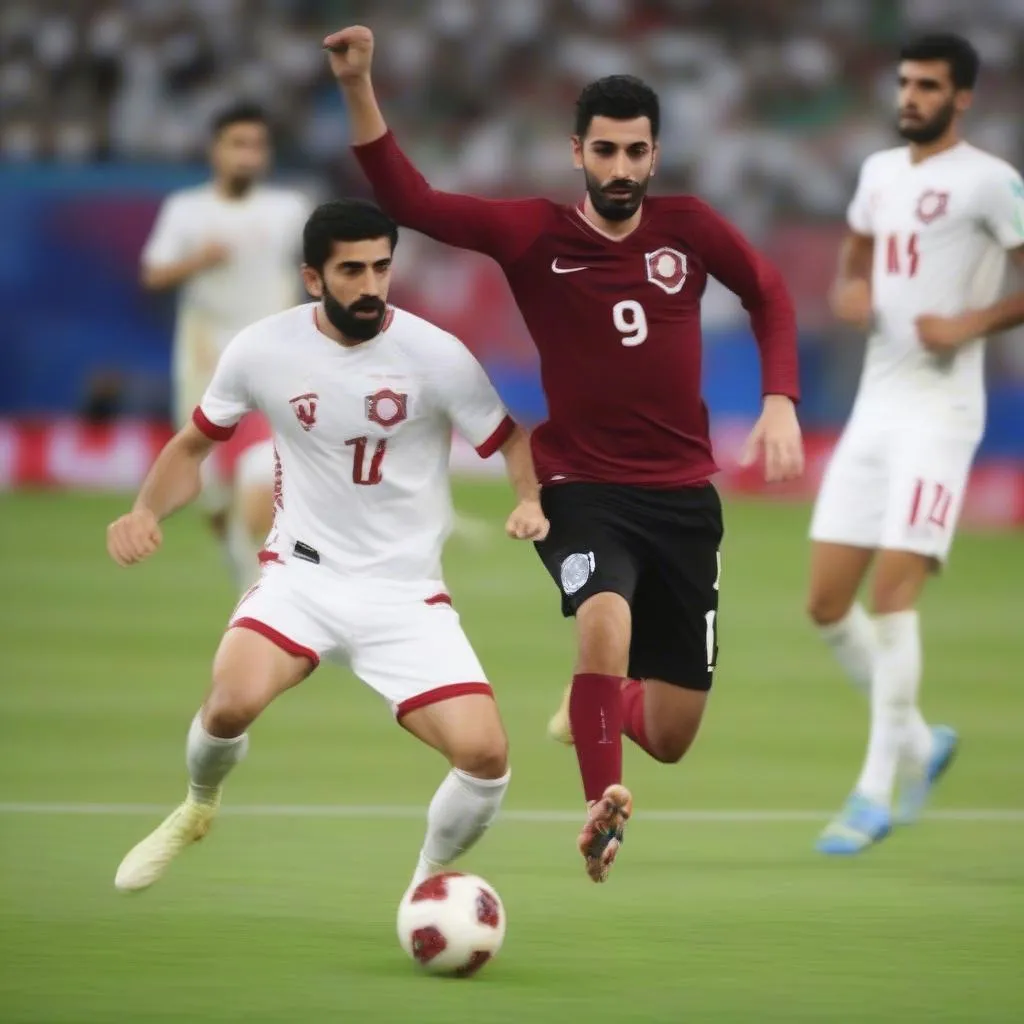 Trận đấu giữa Iran và Qatar tại World Cup 2022