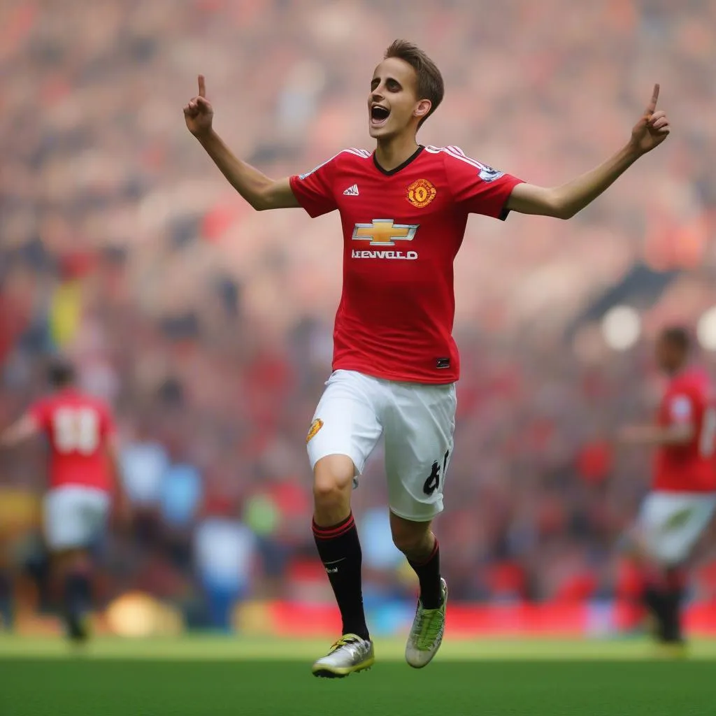 Januzaj ghi bàn cho Manchester United