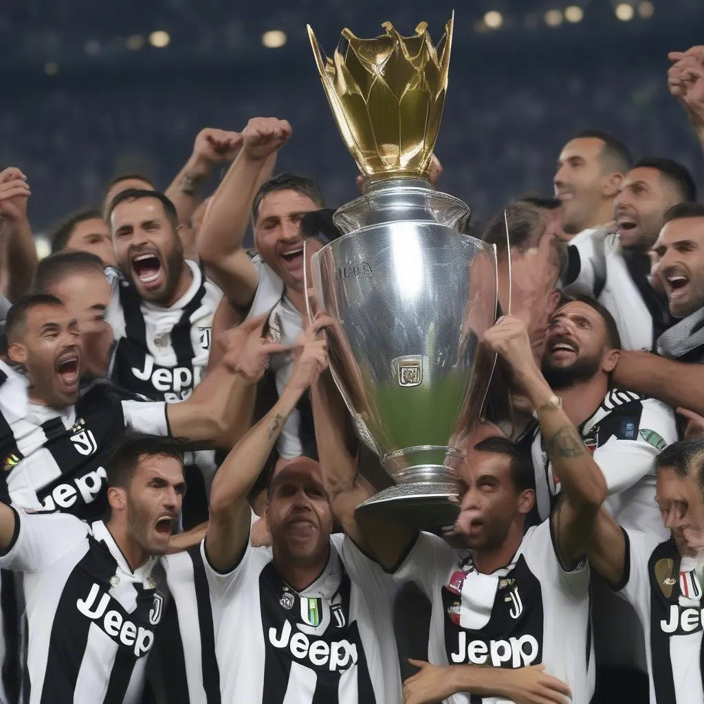 Juventus Champions League Trophy