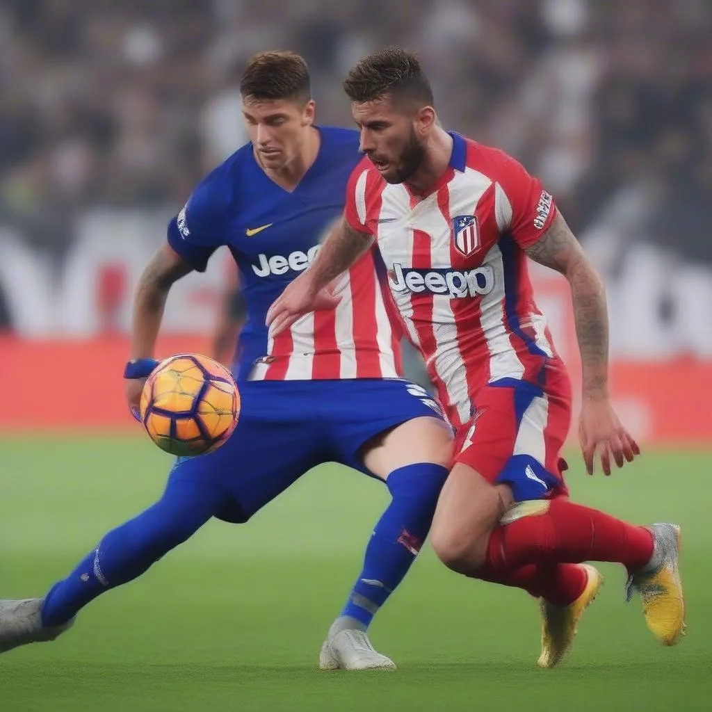 Video highlights of the Juventus vs Atlético Madrid match on Youtube