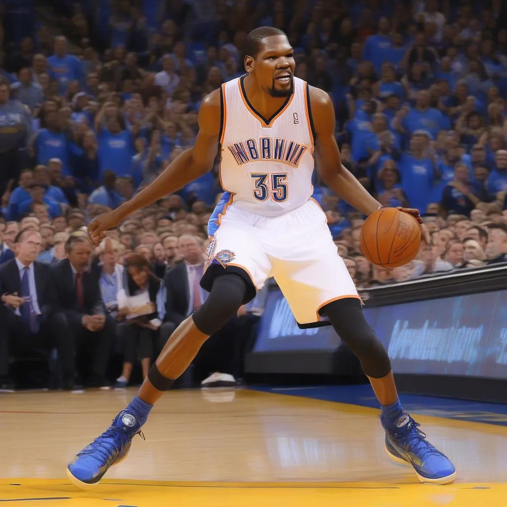 Kevin Durant ghi điểm ấn tượng mùa giải 2014