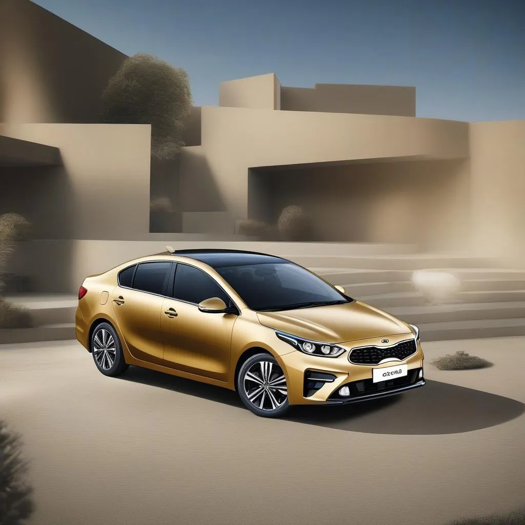 Kia Cerato 2019 màu vàng cát, ngoại thất sang trọng và cá tính