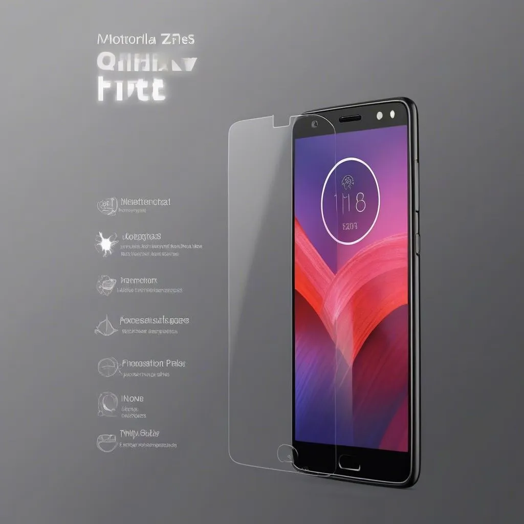 Kính cường lực Motorola Z2 Play chống xước, chống vân tay, bảo vệ màn hình