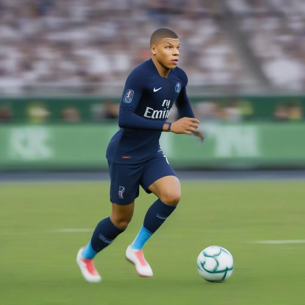 Kylian Mbappé bứt tốc