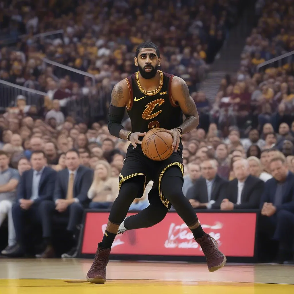 Kyrie Irving ghi điểm ngoạn mục trong trận đấu đầu tiên của NBA Finals 2018