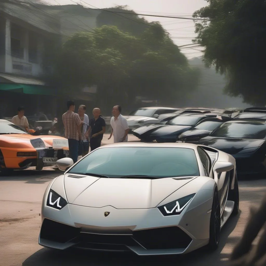 Họp mặt của cộng đồng Lamborghini Nam Định