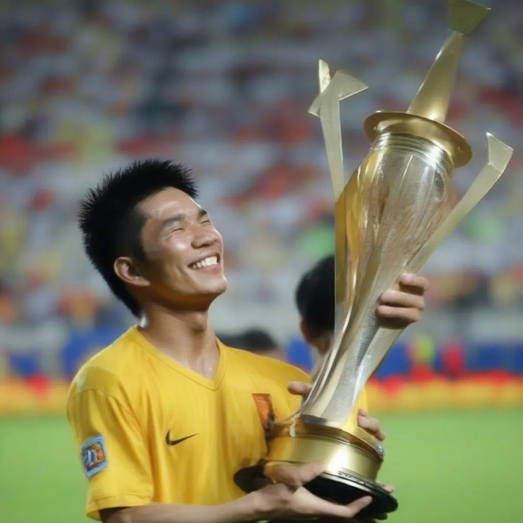 Lê Công Vinh nâng cúp vô địch AFF Cup 2008