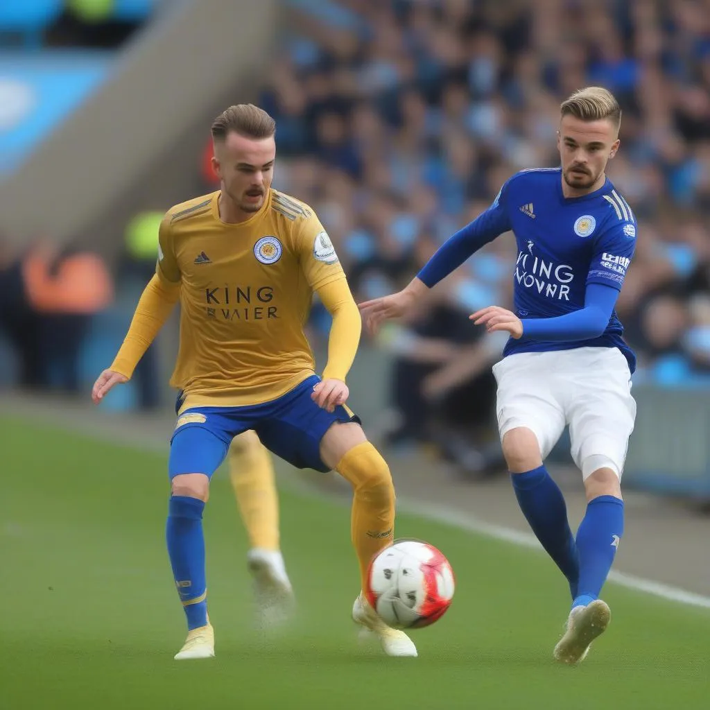 James Maddison đang thi đấu cho Leicester City