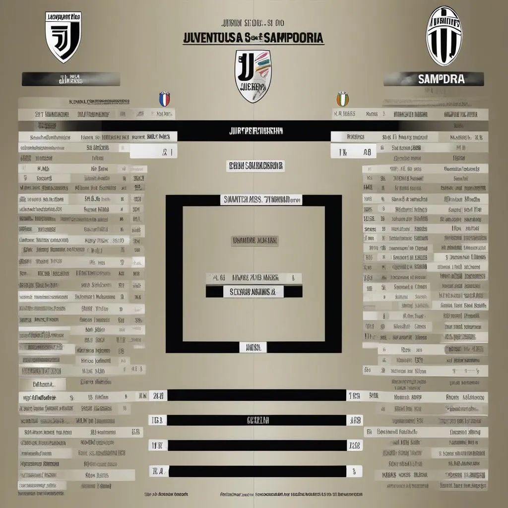 Lịch sử đối đầu Juventus vs Sampdoria