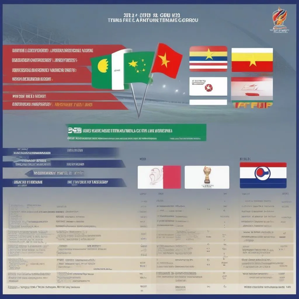 Lịch thi đấu bảng B AFF Cup 2022