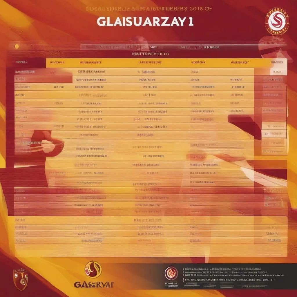 Lịch thi đấu Galatasaray