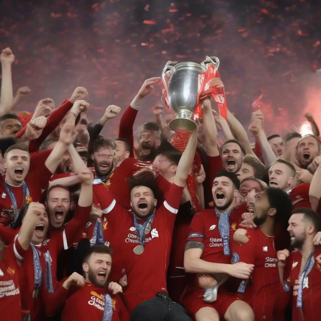 Liverpool Europa League Final Highlights Celebration