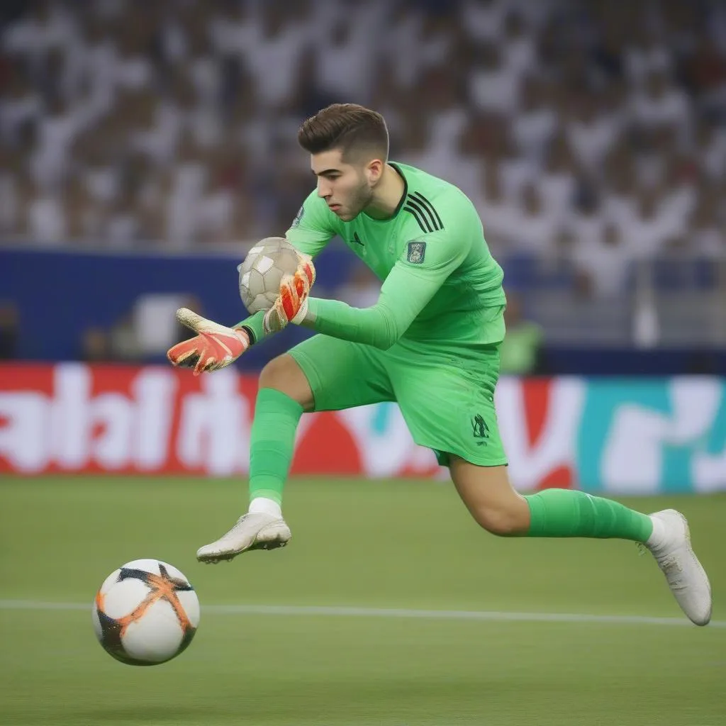 Luca Zidane cản phá penalty