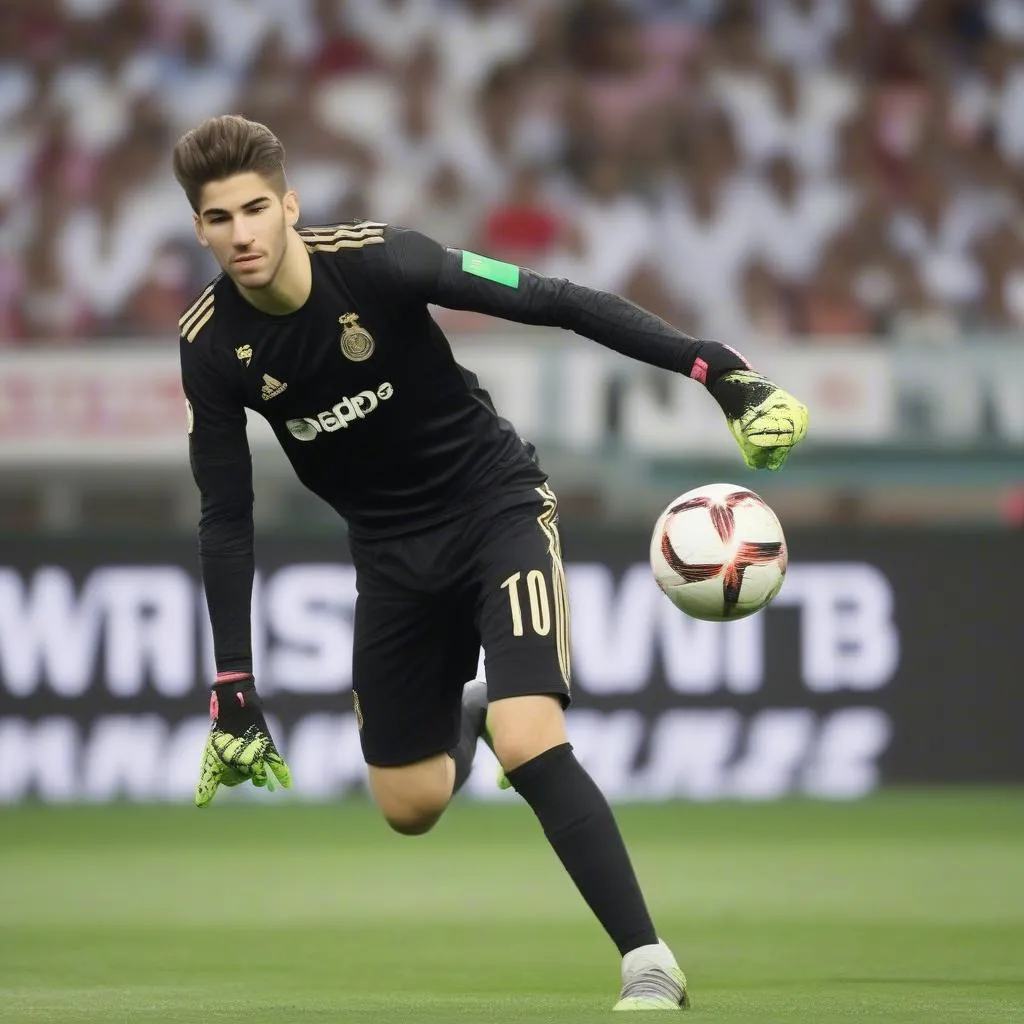 Luca Zidane thi đấu