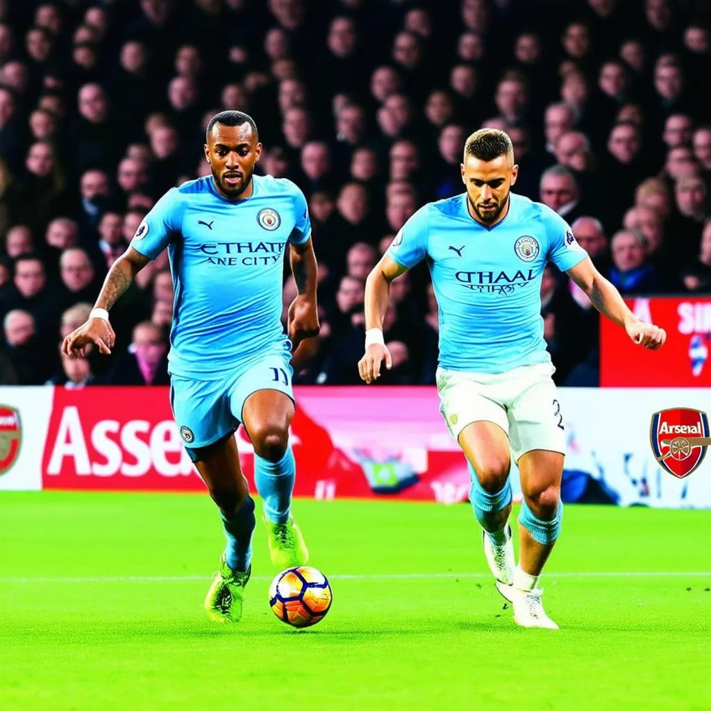 Trận đấu trực tiếp Man City vs Arsenal