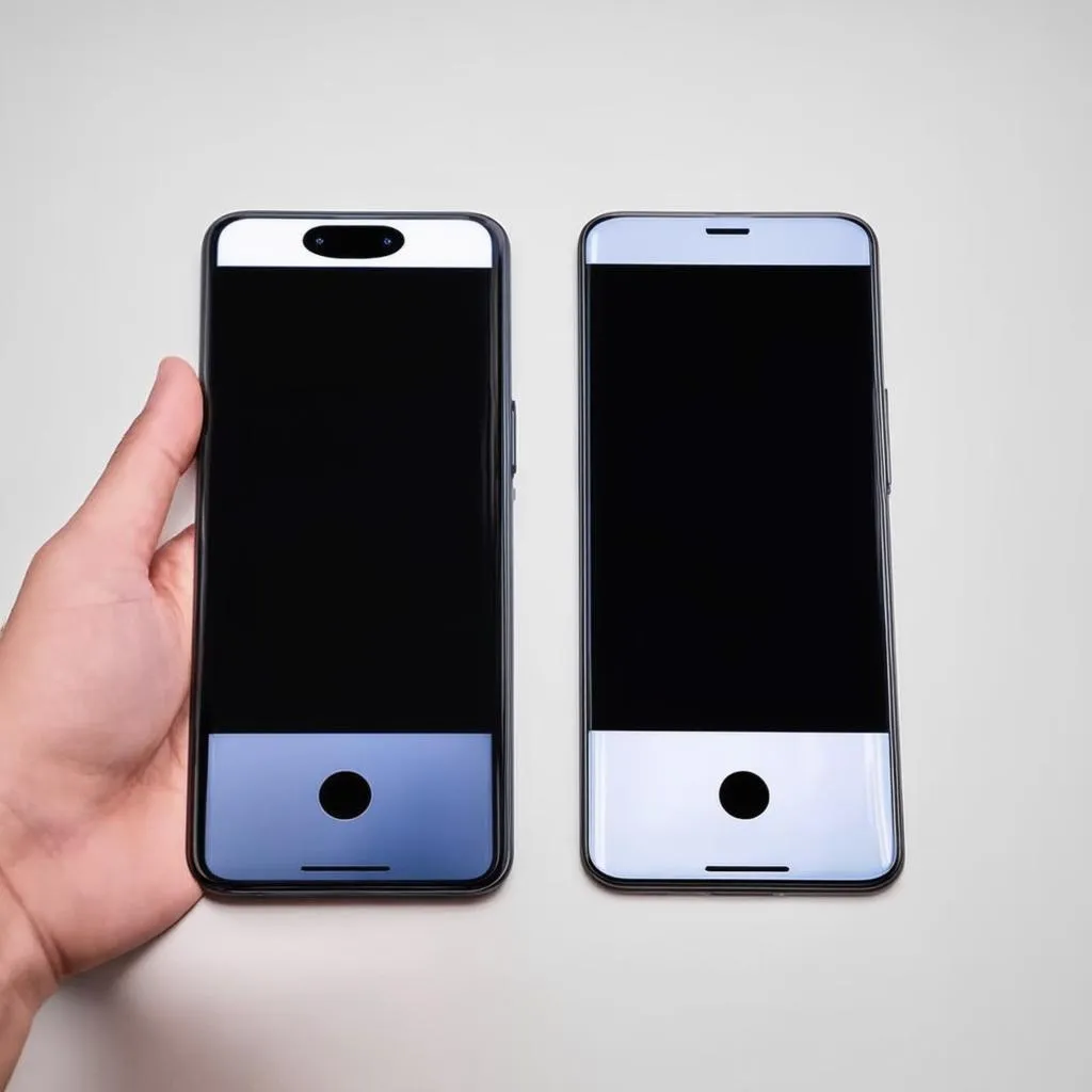 Màn hình đục lỗ vs notch