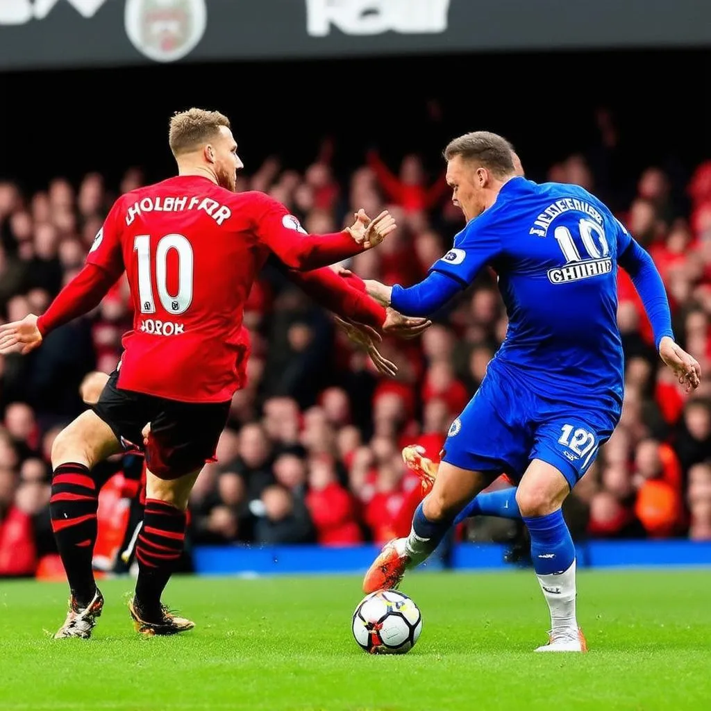 Trận đấu giữa Manchester United và Chelsea