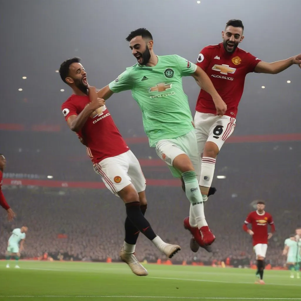 Bàn thắng quyết định của Bruno Fernandes giúp Man United giành chiến thắng