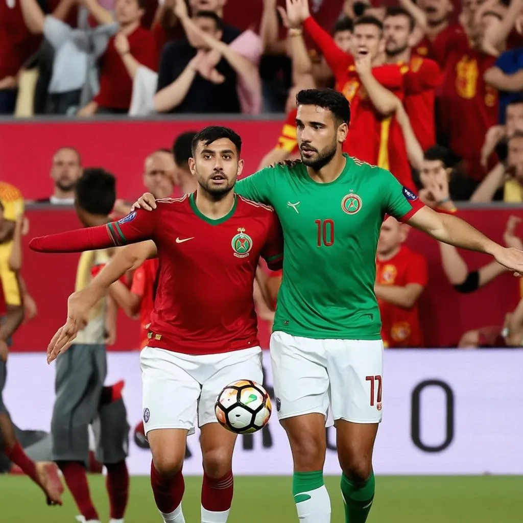 Morocco vs Tây Ban Nha