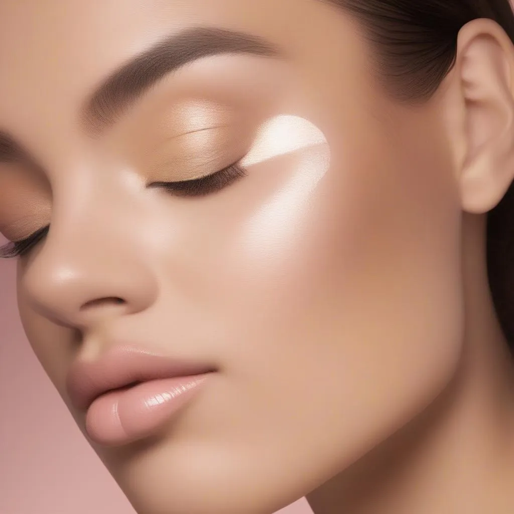 Cách tán Maybelline Master Chrome Highlighter hiệu quả