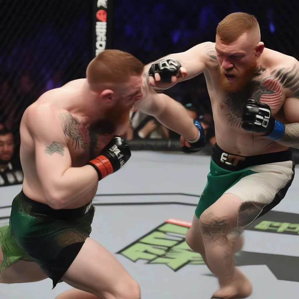 McGregor hạ knock-out Alvarez ở hiệp 2