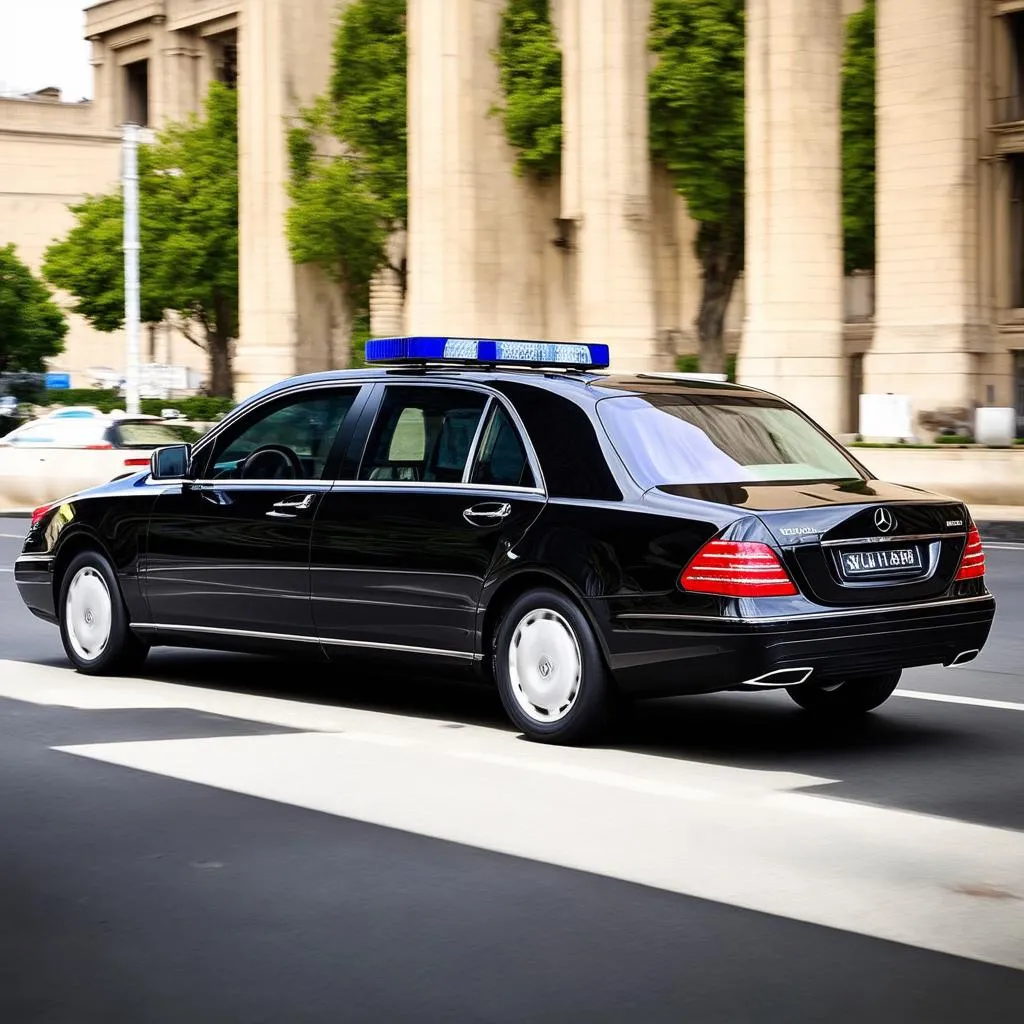 Mercedes S600 Pullman Guard