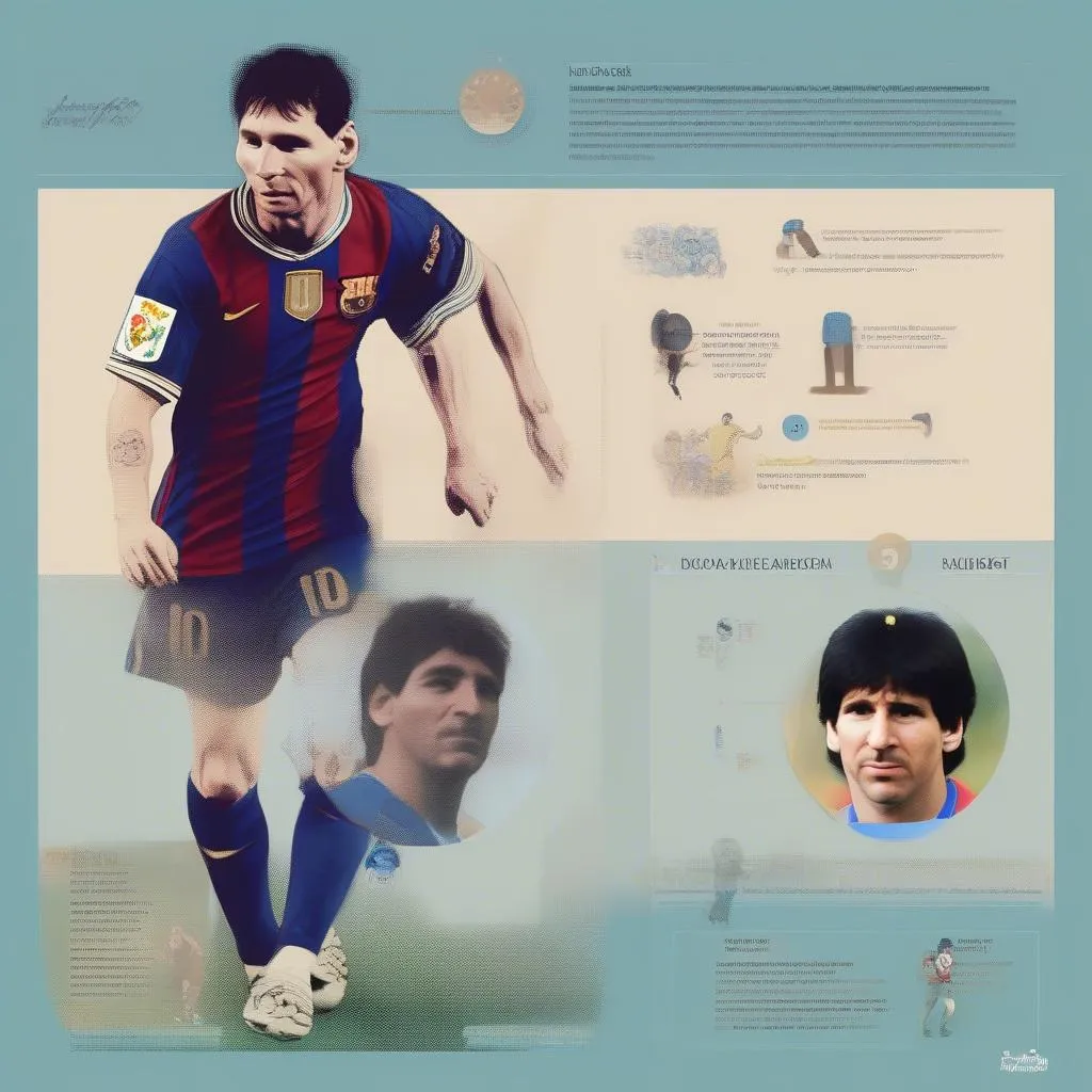 Lionel Messi và Diego Maradona - Hai huyền thoại bóng đá vĩ đại