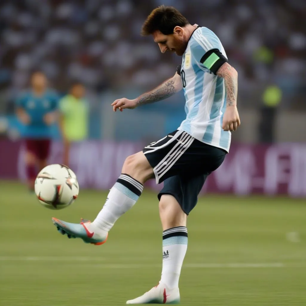 Pha xử lý bóng điêu luyện của Lionel Messi