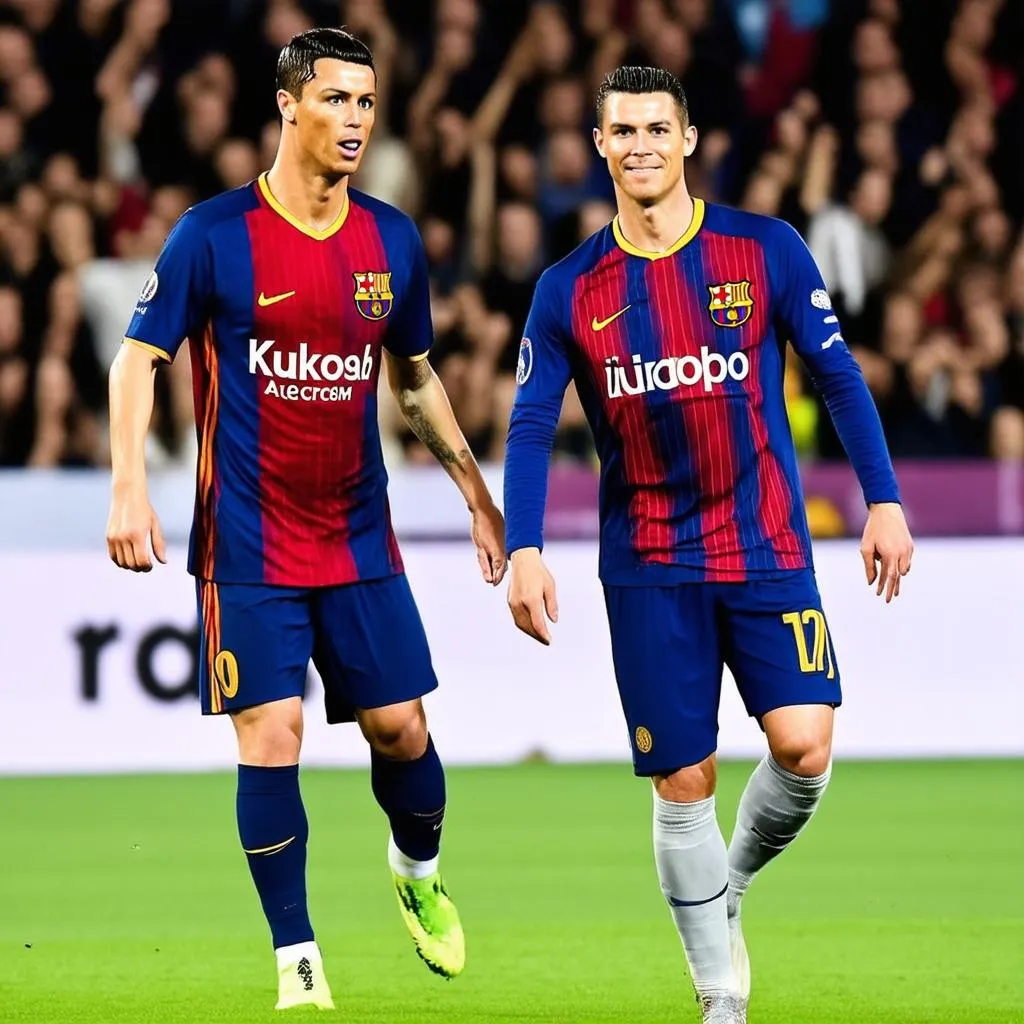 messi and ronaldo in la liga