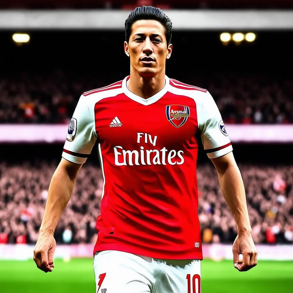 Mesut Özil số 10 Arsenal