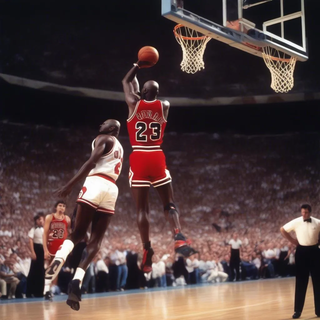 Michael Jordan &quot;The Shot&quot; - Cú ném bóng mang tính lịch sử