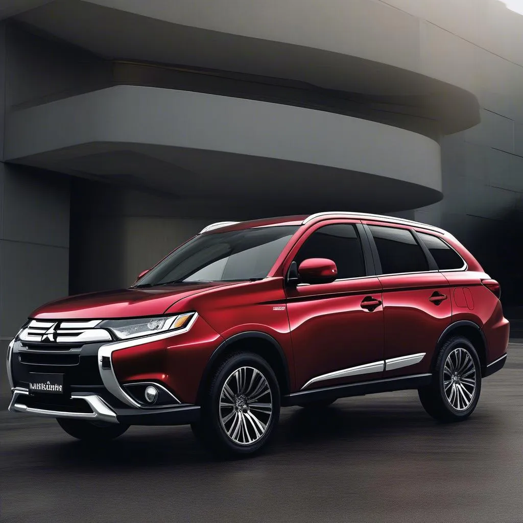 Mitsubishi Outlander: Ngoại hình mạnh mẽ, cá tính