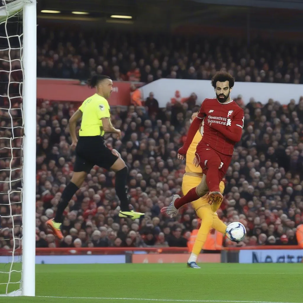 Mohamed Salah ghi bàn thắng