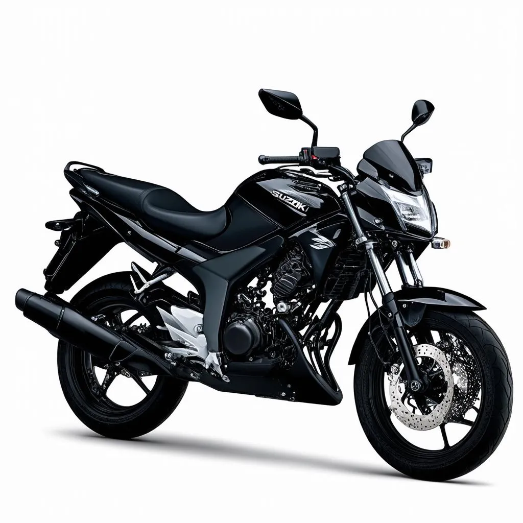 moto suzuki 150 màu đen