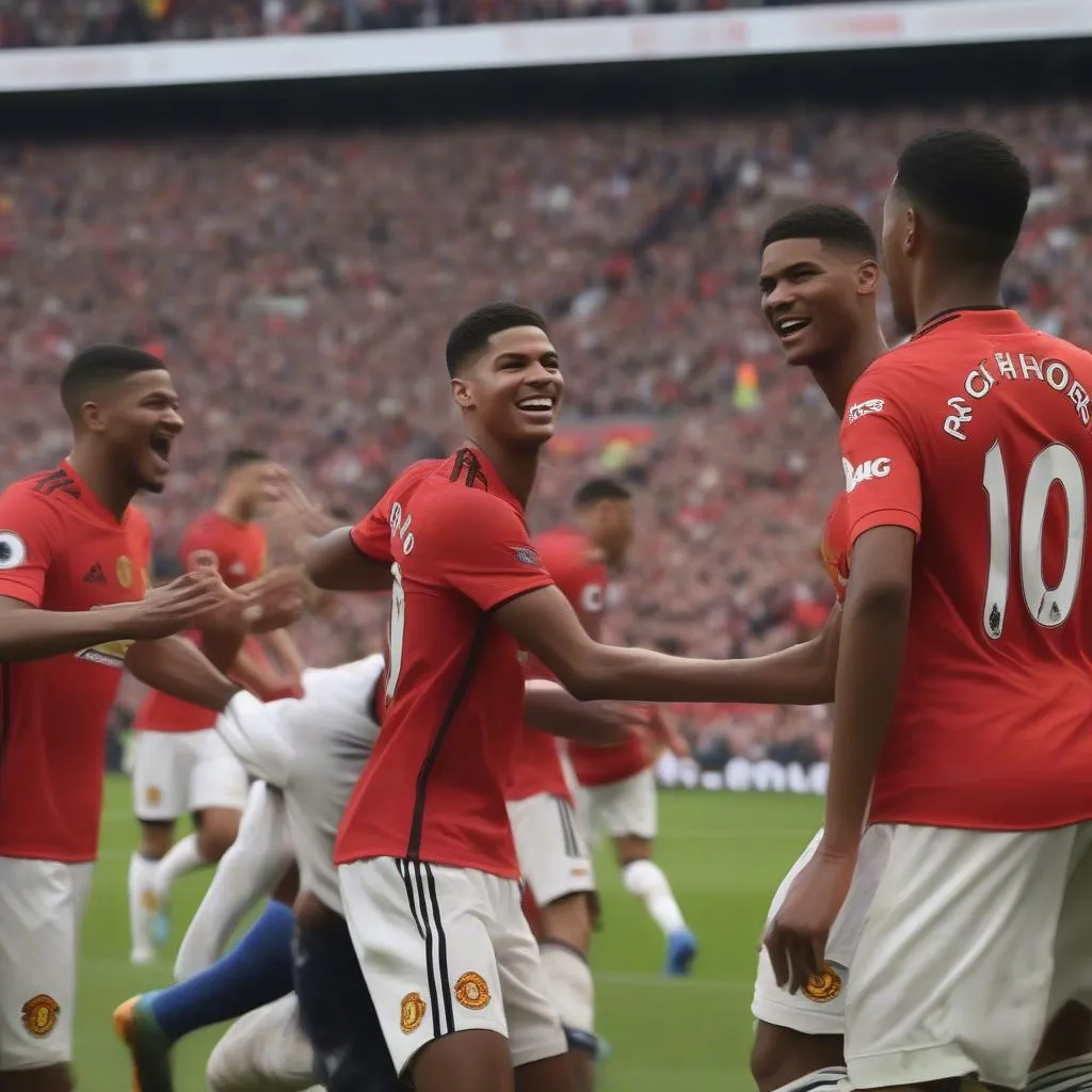 Rashford ghi bàn mở tỷ số cho MU