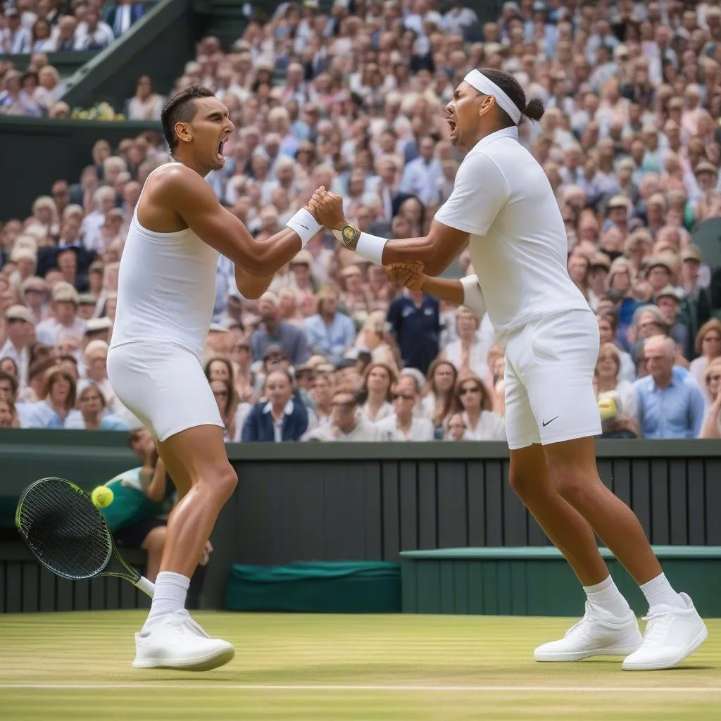 Nadal vs Kyrgios Wimbledon 2019