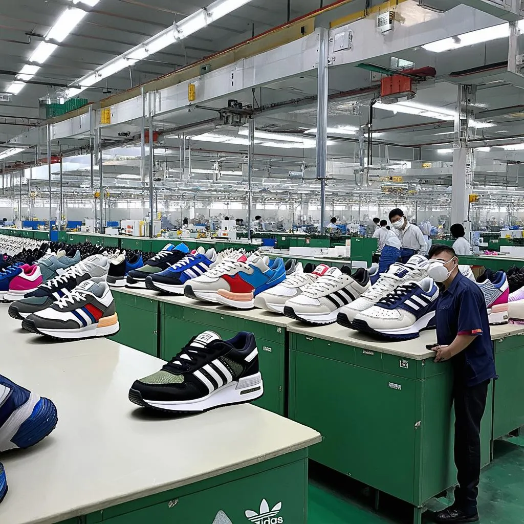 Nhà máy sản xuất giày Adidas