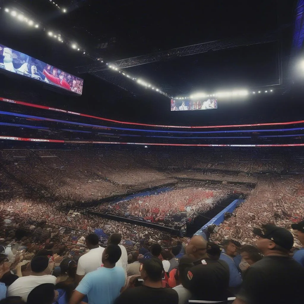 Manny Pacquiao vs Floyd Mayweather Crowd