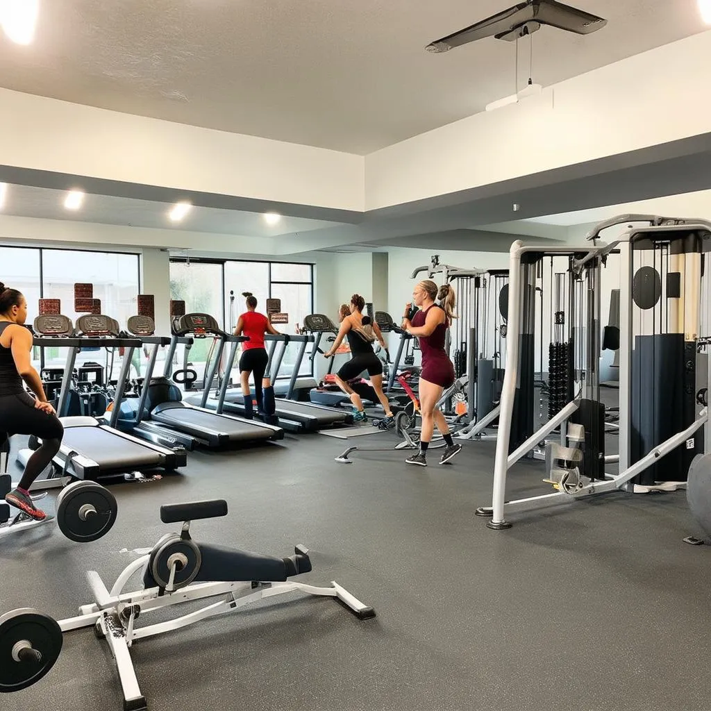 Phòng tập gym tại CIS