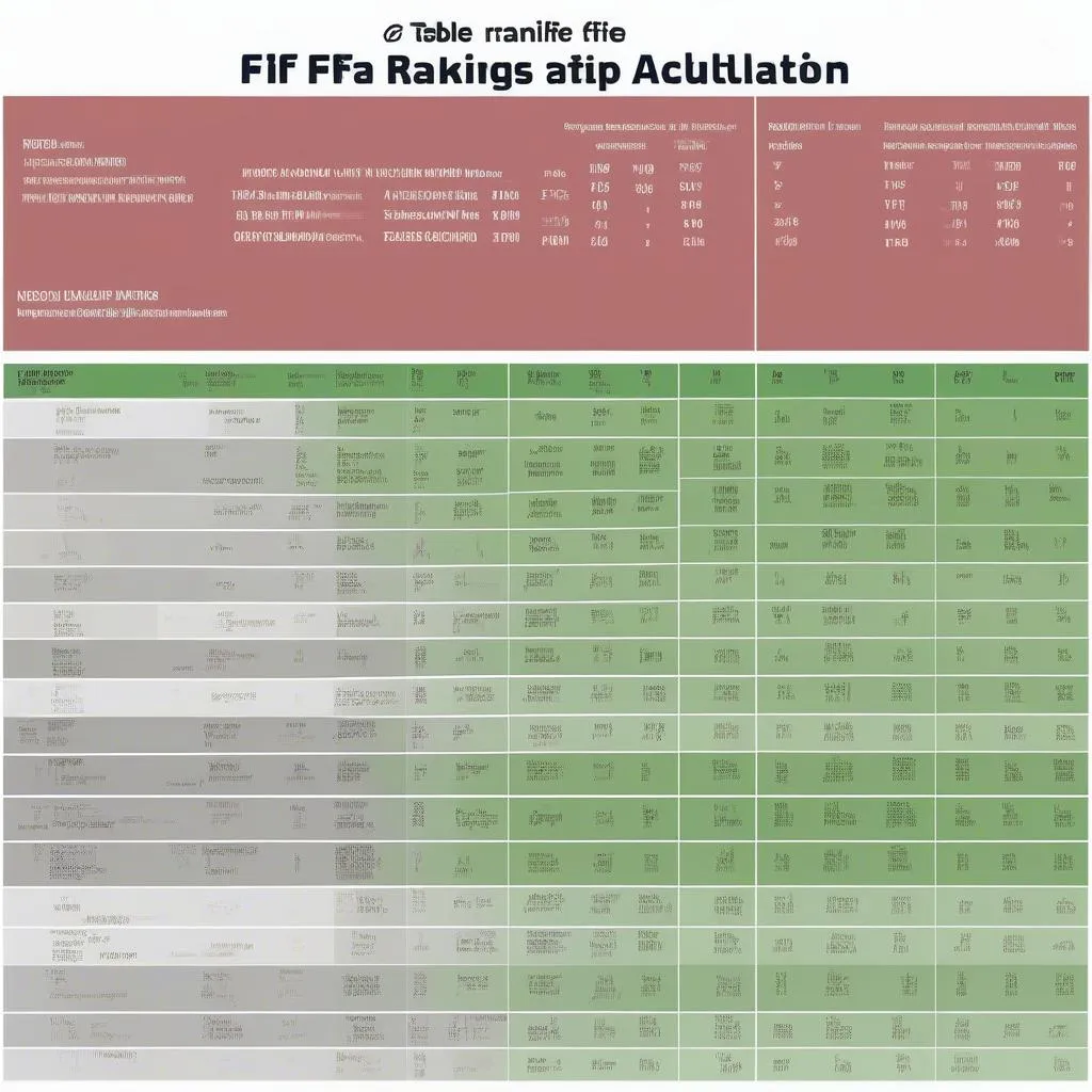 Phương thức tính điểm FIFA