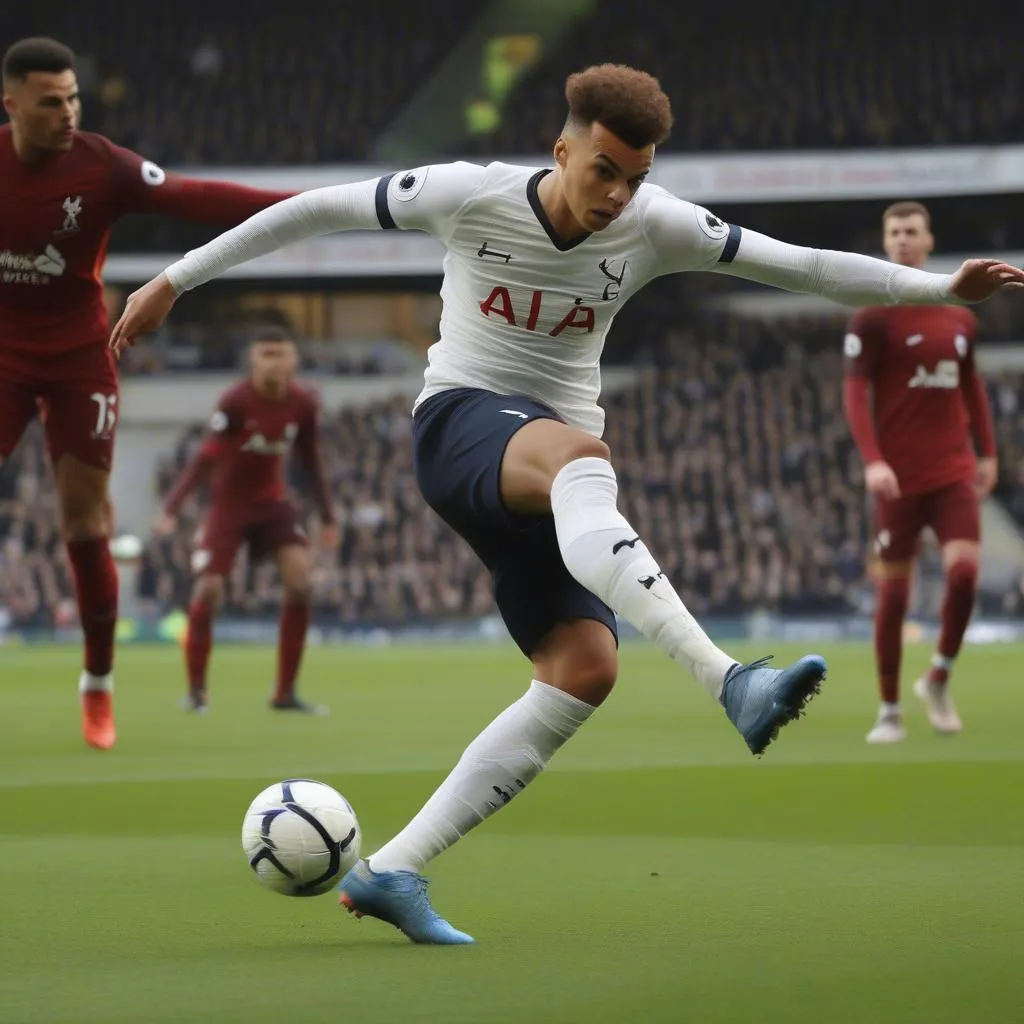 Dele Alli ghi bàn đẹp mắt trong Premier League 2018