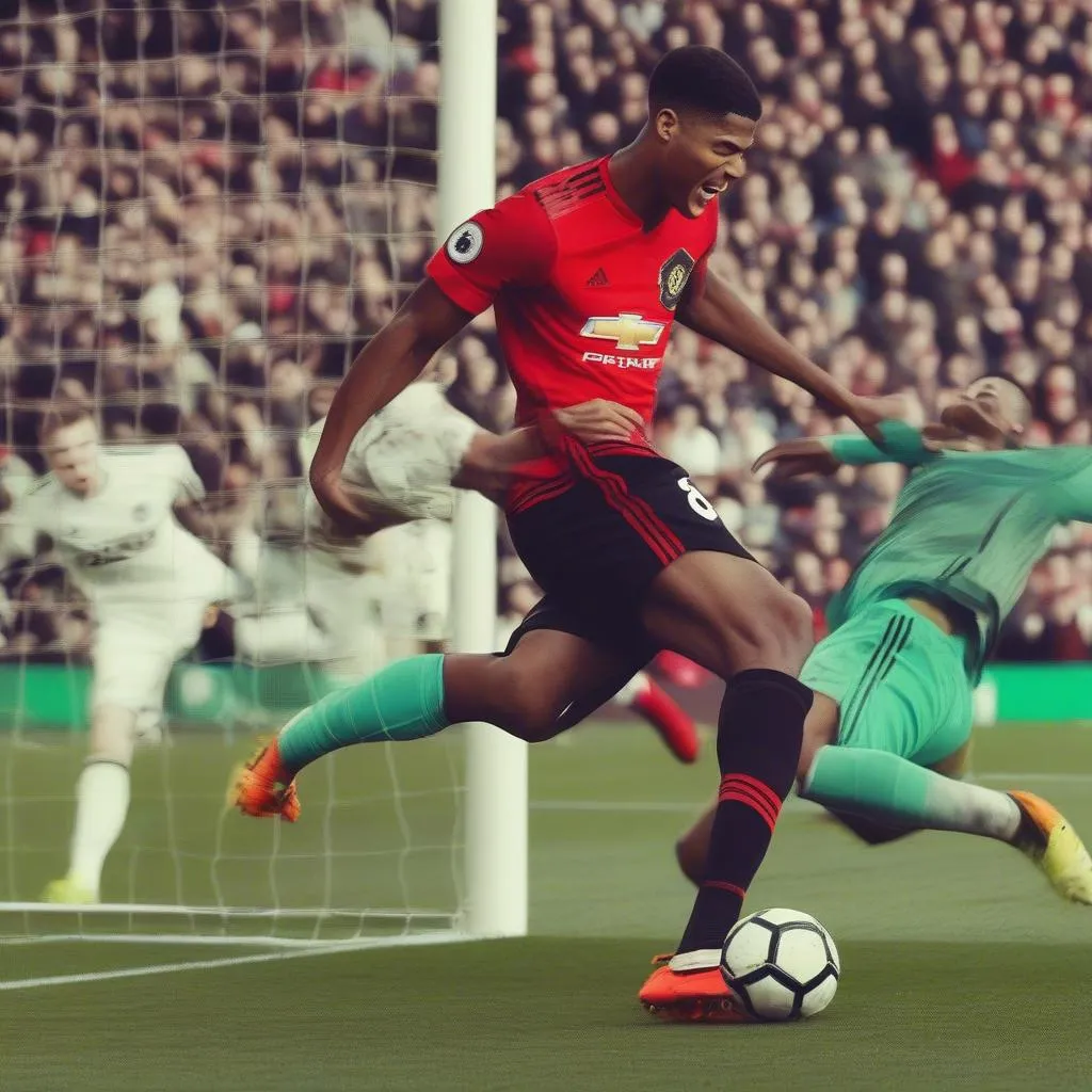 Rashford ghi bàn