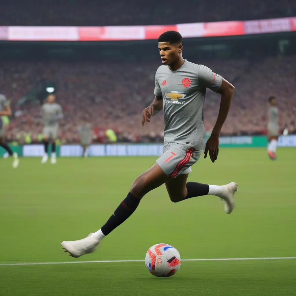 Rashford solo điêu luyện