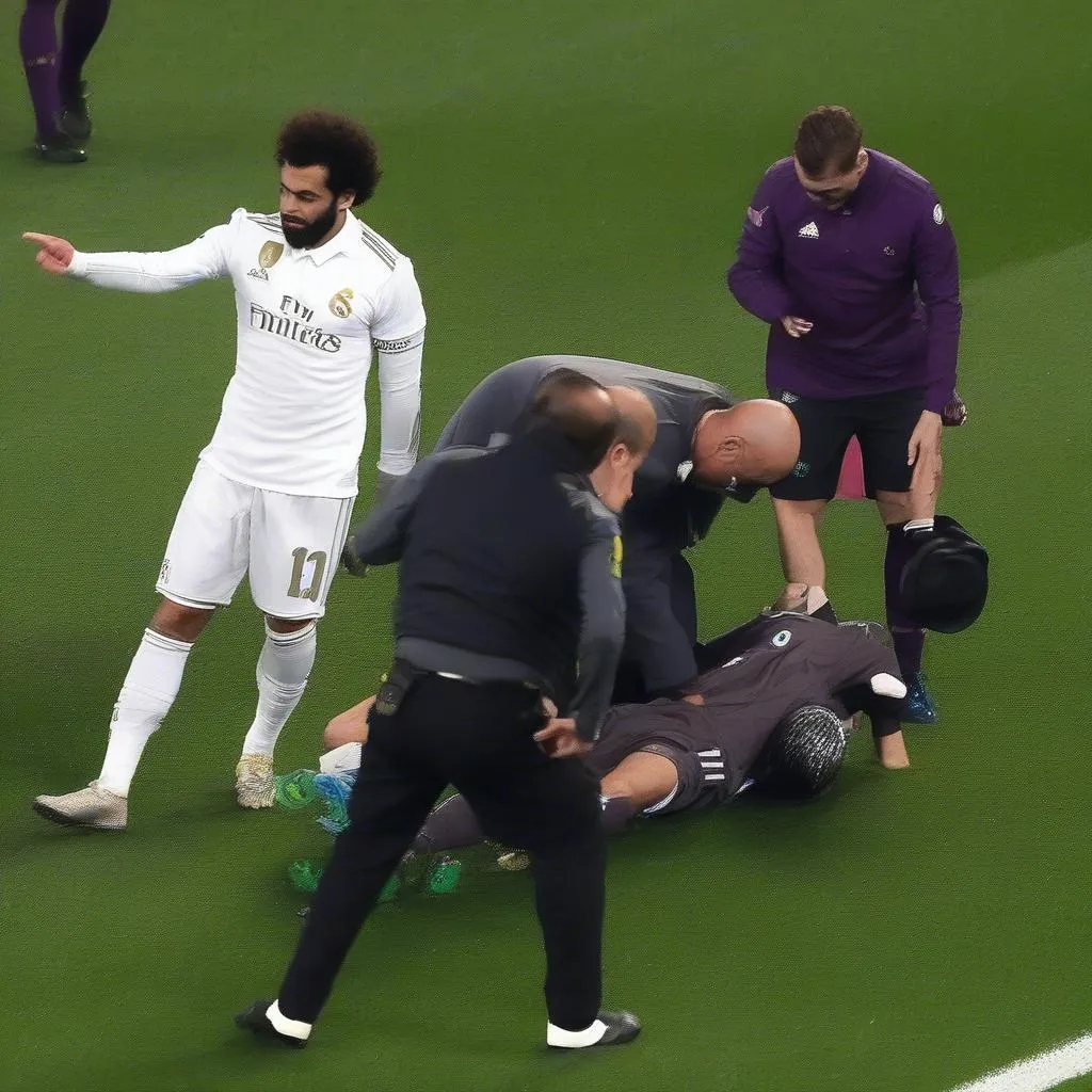 Mannequin Challenge: Salah bị phạm lỗi, Real Madrid ghi bàn