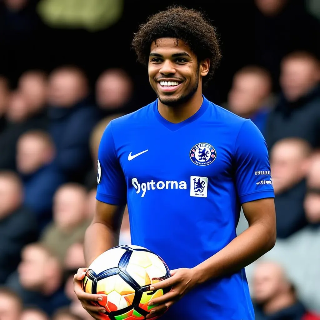 Hậu vệ cánh Reece James Chelsea FO4