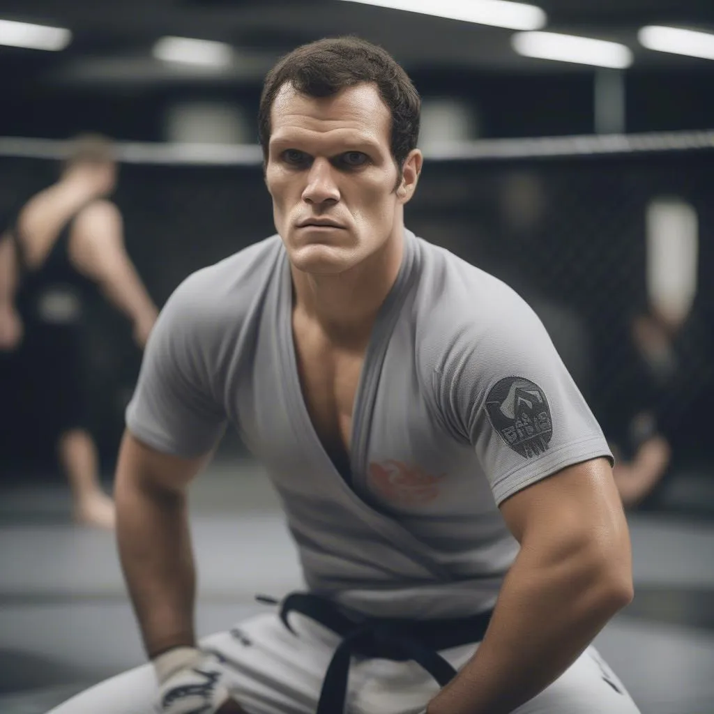 Roger Gracie tập luyện Jiu-Jitsu