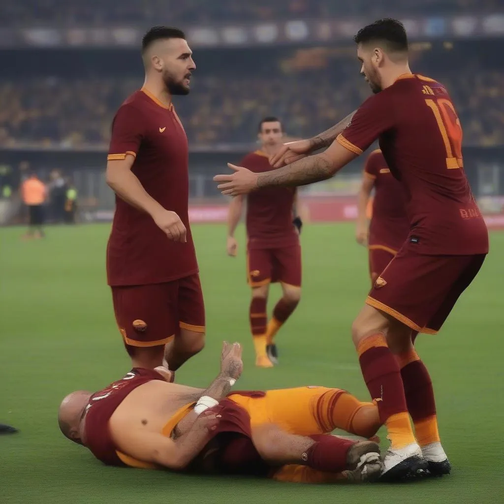 Những pha bóng đẹp mắt của AS Roma trong các trận đấu